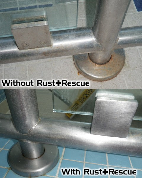With and Without Rust Rescue 200