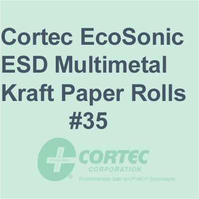 Cortec EcoSonic® ESD Multimetal Kraft Paper Rolls 35#
